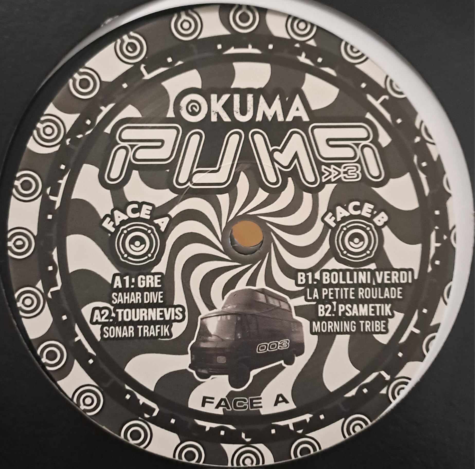 Okuma Pump 03 (double album) - vinyle freetekno